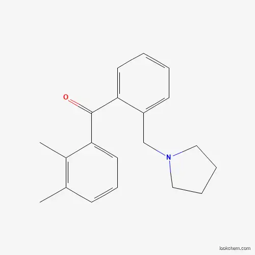 2,3-DIMETHYL-2'-PYRROLIDINOMETHYL BENZOPHENONE