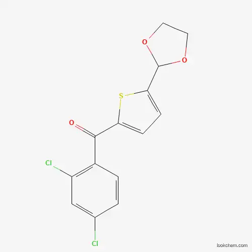 2-(2,4-Dichlorobenzoyl )-5-(1,3-dioxolan-2-yl )thiophene