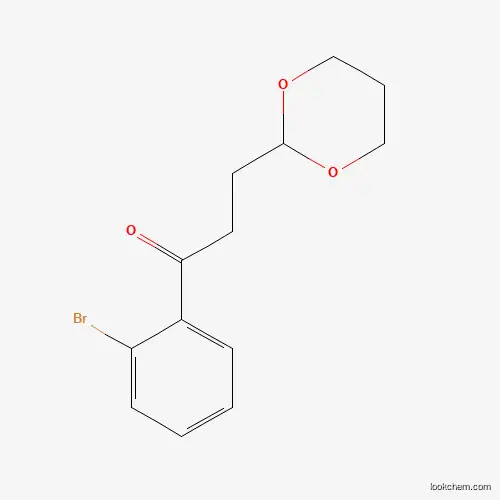 2'-bromo-3-(1,3-dioxan-2-yl )propiophenone