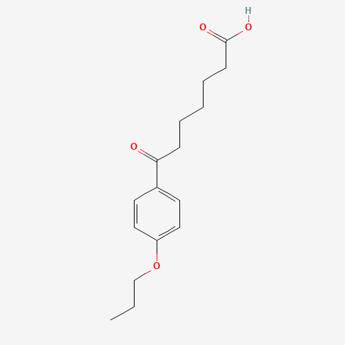 7-OXO-7-(4-N-PROPOXYPHENYL)HEPTANOIC ACID