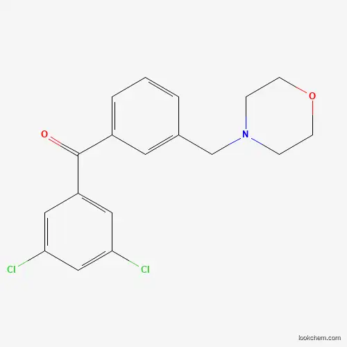 3,5-dichloro-3'-morpholinomethyl benzophenone