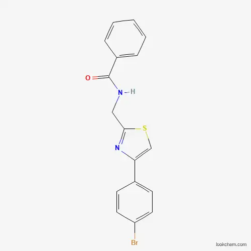 Molecular Structure of 910443-04-8 (N-{[4-(4-bromophenyl)-1,3-thiazol-2-yl]methyl}benzamide)