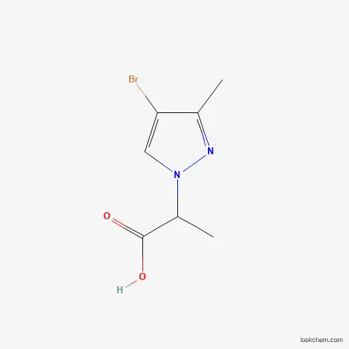 2-(4-bromo-3-methyl-1H-pyrazol-1-yl)propanoic acid(SALTDATA: FREE)