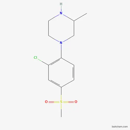 1-[2-Chloro-4-(methylsulfonyl)phenyl]-3-methylpiperazine