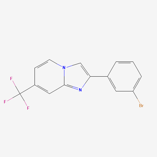 2-(3-Bromo-phenyl)-7-trifluoromethyl-imidazo[1,2-a]pyridine