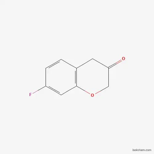 Molecular Structure of 944904-13-6 (7-Fluorochroman-3-one)