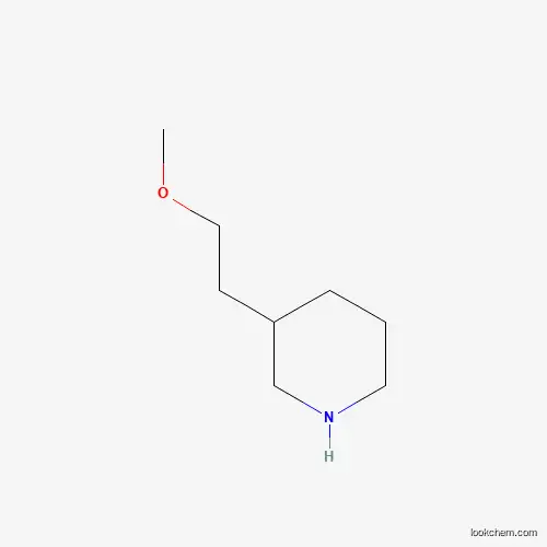 Molecular Structure of 946715-83-9 (3-(2-Methoxyethyl)piperidine)