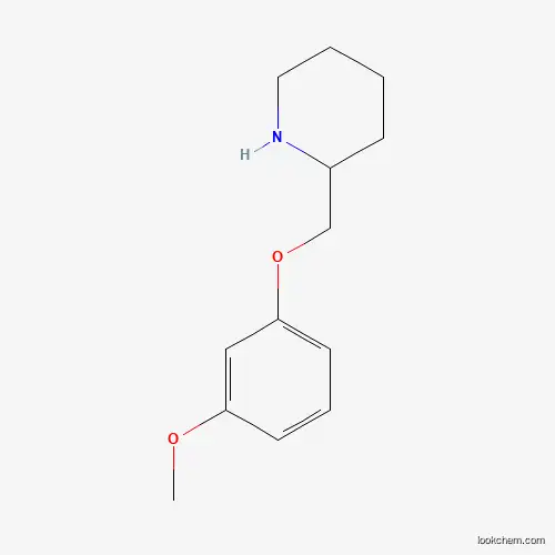 Molecular Structure of 946727-56-6 (2-[(3-Methoxyphenoxy)methyl]piperidine)