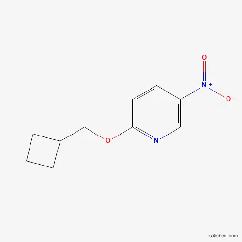 Molecular Structure of 947534-32-9 (2-(Cyclobutylmethoxy)-5-nitropyridine)