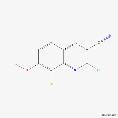 8-Bromo-2-chloro-7-methoxyquinoline-3-carbonitrile