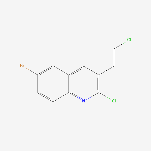 2-Chloro-3-(2-chloroethyl)-6-bromoquinoline