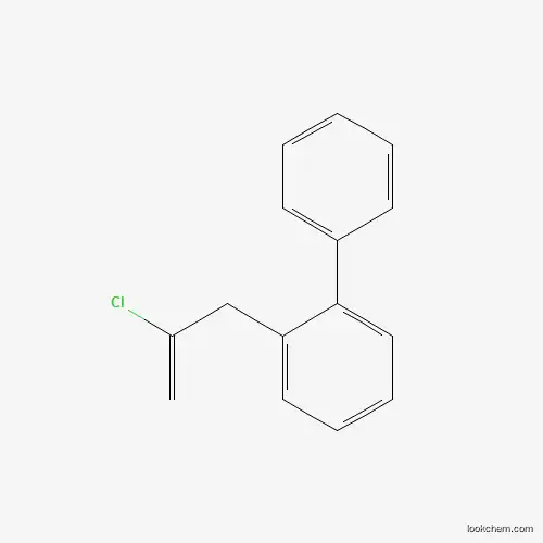 Molecular Structure of 951889-99-9 (3-(2-Biphenyl)-2-chloro-1-propene)