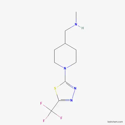 N-Methyl-{1-[5-(trifluoromethyl)-1,3,4-thiadiazol-2-yl]piperid-4-ylmethyl}amine, 95%