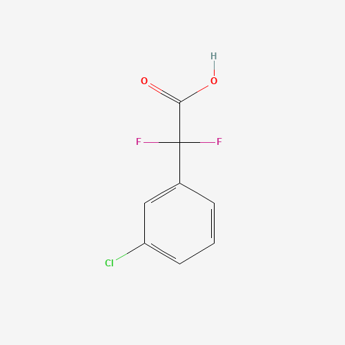 Molecular Structure of 1027513-91-2 (2-(3-Chlorophenyl)-2,2-difluoroacetic acid)