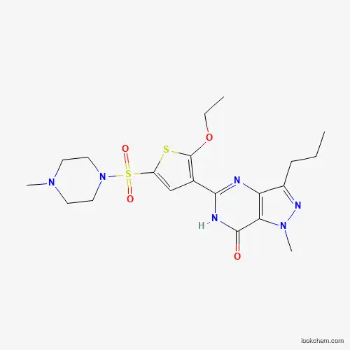 5-(2-ethoxy-5-(4-methylpiperazin-1-ylsulfonyl)thiophen-3-yl)-1-methyl-3-propyl-1H-pyrazolo[4,3-d]pyrimidin-7(6H)-one