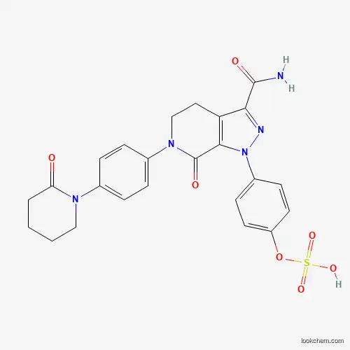 Molecular Structure of 1118765-14-2 (O-Demethyl apixaban sulfate)