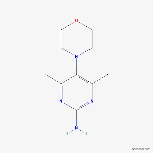 Molecular Structure of 1119451-57-8 (4,6-Dimethyl-5-morpholin-4-ylpyrimidin-2-amine)