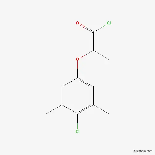 Molecular Structure of 1160257-38-4 (2-(4-Chloro-3,5-dimethylphenoxy)propanoyl chloride)