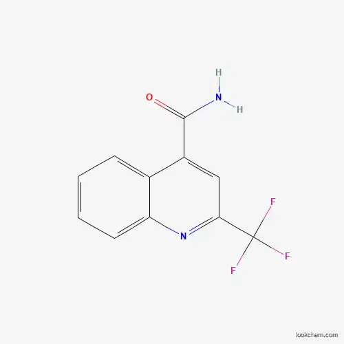 Molecular Structure of 1185292-59-4 (2-(Trifluoromethyl)quinoline-4-carboxamide)