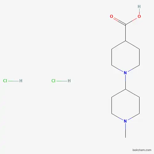 Molecular Structure of 1185304-52-2 (1'-Methyl-1,4'-bipiperidine-4-carboxylic acid dihydrochloride)