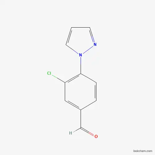 Best price/ 3-Chloro-4-(1h-pyrazol-1-yl)benzaldehyde  CAS NO.1186663-52-4