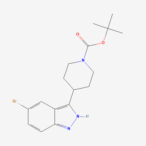 tert-Butyl 4-(5-bromo-1H-indazol-3-yl)piperidine-1-carboxylate