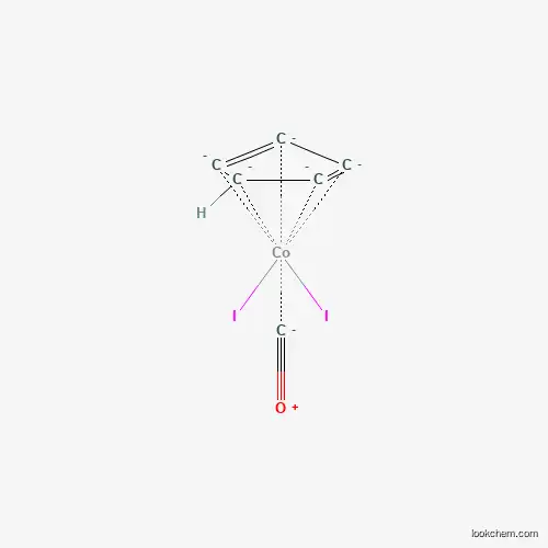 Molecular Structure of 12012-77-0 (Carbon monoxide;cyclopenta-1,3-diene;diiodocobalt)