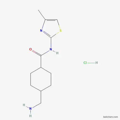 (trans)-4-Aminomethyl-cyclohexanecarboxylic acid (4-methyl-thiazol-2-yl)-amide hydrochloride