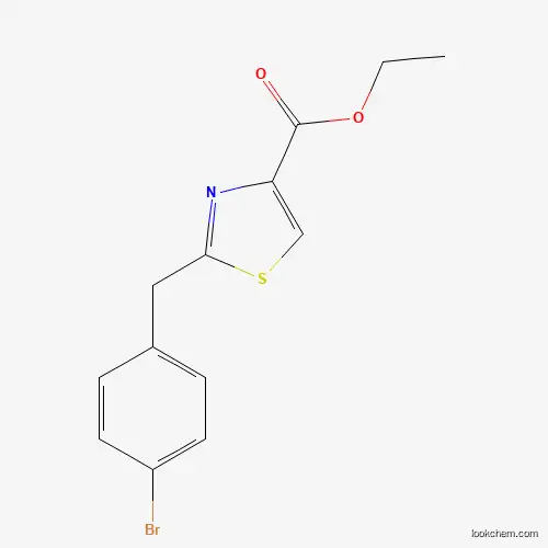 Molecular Structure of 1207175-67-4 (Ethyl 2-(4-bromobenzyl)-1,3-thiazole-4-carboxylate)