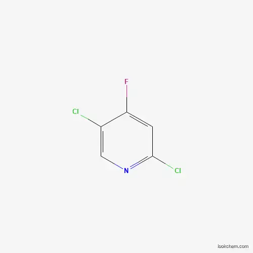 Molecular Structure of 1214350-63-6 (2,5-Dichloro-4-fluoropyridine)