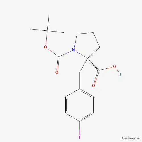 N-α-t-Butoxycarbonyl-(S)-α-(4-iodobenzyl)proline