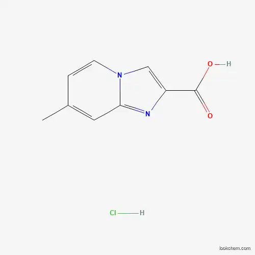 Molecular Structure of 1220039-32-6 (7-Methyl-imidazo[1,2-a]pyridine-2-carboxylic acid hydrochloride)