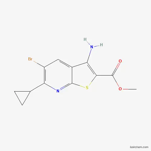 Methyl 3-amino-5-bromo-6-cyclopropylthieno-[2,3-b]pyridine-2-carboxylate
