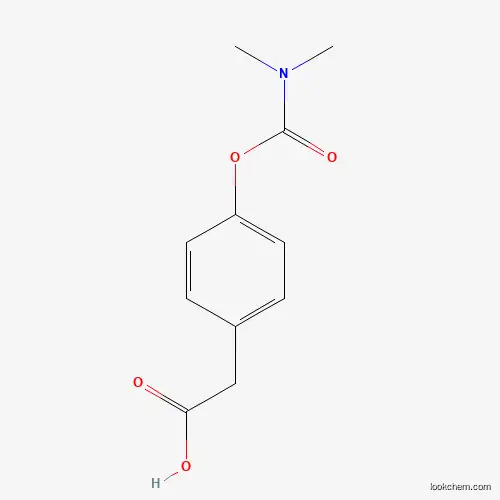 Molecular Structure of 1221791-67-8 (4-(Dimethylcarbamoyloxy)phenylacetic acid)