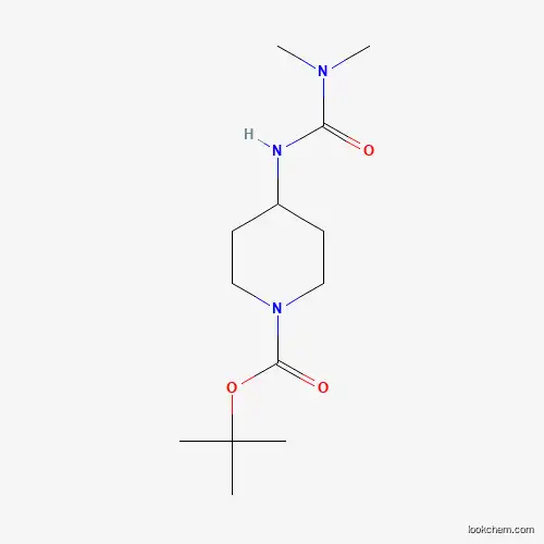 Molecular Structure of 1233952-52-7 (tert-Butyl 4-(3,3-dimethylureido)piperidine-1-carboxylate)