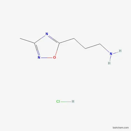 3-(3-Methyl-1,2,4-oxadiazol-5-yl)propan-1-amine hydrochloride