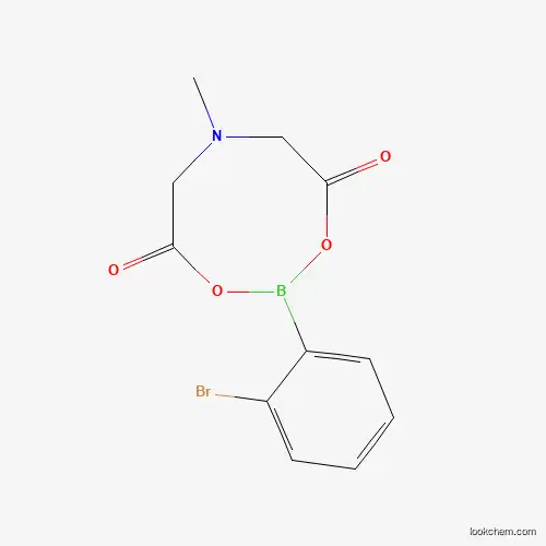 Molecular Structure of 1257649-57-2 (2-(2-Bromophenyl)-6-methyl-1,3,6,2-dioxazaborocane-4,8-dione)