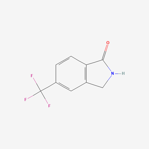 Molecular Structure of 1261590-26-4 (5-(Trifluoromethyl)isoindolin-1-one)