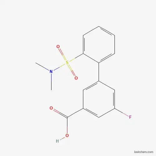 3-(2-N,N-Dimethylsulfamoylphenyl)-5-fluorobenzoic acid