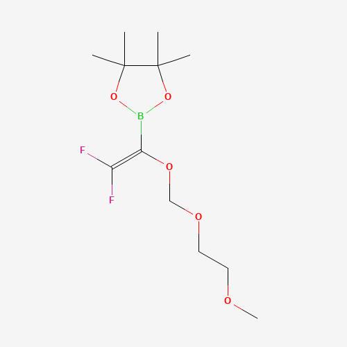 2-[2,2-Difluoro-1-(MEM)ethenyl]-boronic acid pinacol ester
