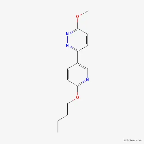 Molecular Structure of 1333222-27-7 (3-(6-Butoxypyridin-3-yl)-6-methoxypyridazine)