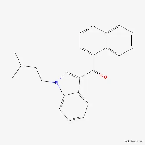 Molecular Structure of 1346604-93-0 (JWH 018 N-(3-methylbutyl) isomer)