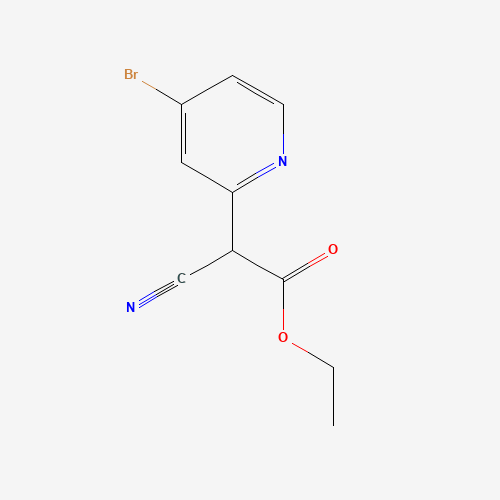 Ethyl 2-(4-bromopyridin-2-yl)-2-cyanoacetate