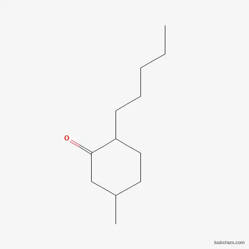 Molecular Structure of 1357600-49-7 (5-Methyl-2-pentylcyclohexan-1-one)