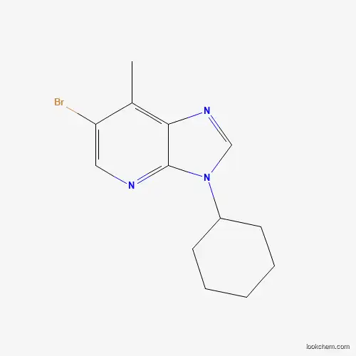 6-Bromo-3-cyclohexyl-7-methylimidazo[4,5-b]pyridine