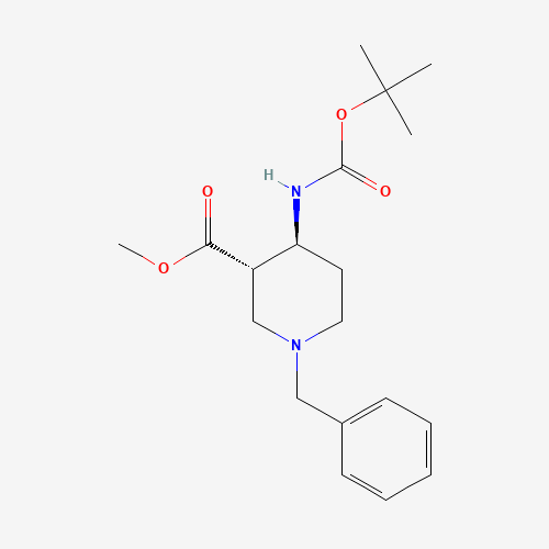 TRANS-METHYL 1-BENZYL-4-(BOC-AMINO)PIPERIDINE-3-CARBOXYLATE(1398504-06-7)