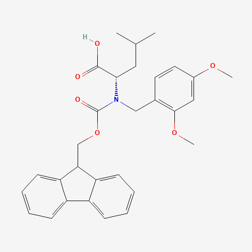 N-(((9H-Fluoren-9-yl)methoxy)carbonyl)-N-(2,4-dimethoxybenzyl)-L-leucine