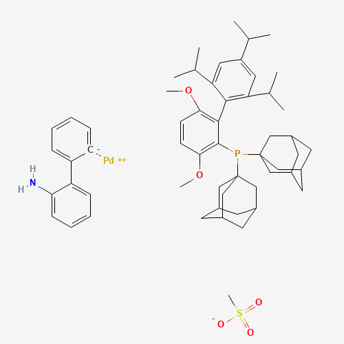 [2-(Di-1-adamantylphosphino)-2′,4′,6′-triisopropyl-3,6-dimethoxybiphenyl][2-(2′-amino-1,1′-biphenyl)]palladium(II) methanesulfonate