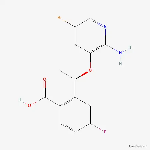 (R)-2-(1-((2-Amino-5-bromopyridin-3-yl)oxy)ethyl)-4-fluorobenzoicacid