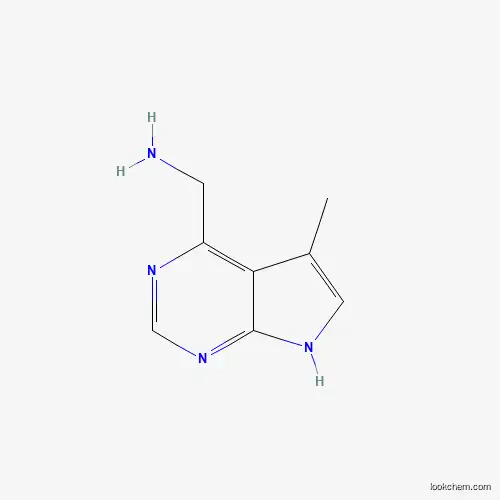 {5-methyl-7H-pyrrolo[2,3-d]pyrimidin-4-yl}methanamine